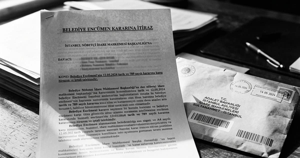 Belediye Encümen Kararına İtiraz Dilekçesi 2026