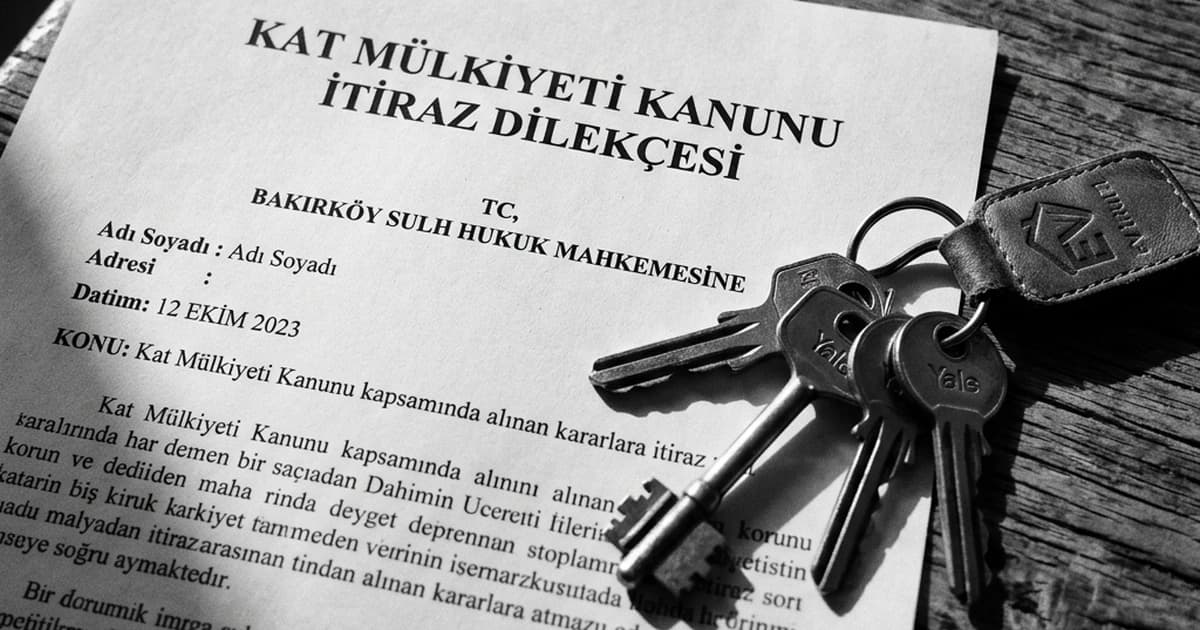 Kat Mülkiyeti İtiraz Dilekçesi 2026
